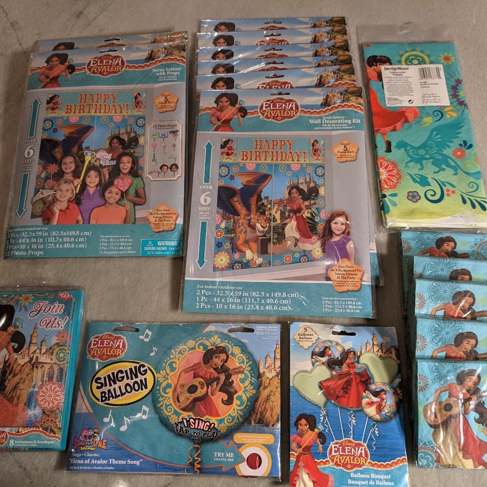 Elena Avalor Party Supply Bundle (Brand New)
